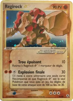 Regirock ☆ 91/92 — Legend Maker