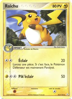 Raichu 51/110 — Holon Phantoms