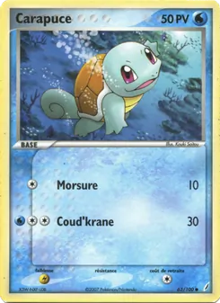 Carapuce 63/100 — Crystal Guardians