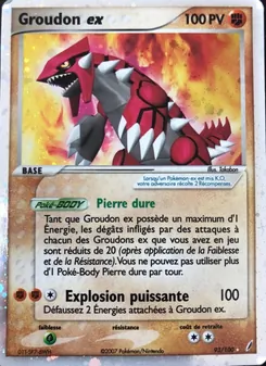 Groudon ex 93/100 — Crystal Guardians