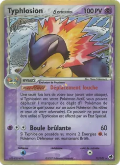 Typhlosion δ 12/101 — Dragon Frontiers