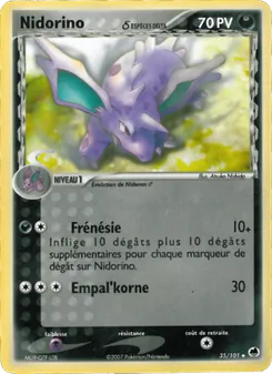 Nidorino δ 35/101 — Dragon Frontiers
