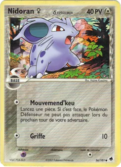 Nidoran ♀ δ 56/101 — Dragon Frontiers