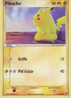 Pikachu 72/100 — Sandstorm