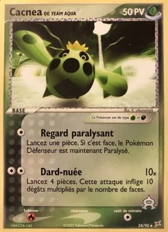 Cacnea de Team Aqua 24/95 — Team Magma vs Team Aqua