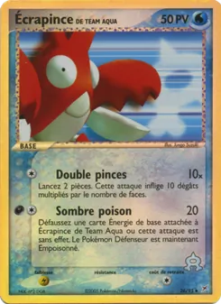 Écrapince de Team Aqua 26/95 — Team Magma vs Team Aqua