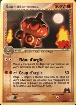 Kaorine de Team Magma 33/95 — Team Magma vs Team Aqua