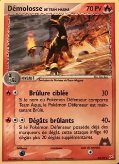 Démolosse de Team Magma 34/95 — Team Magma vs Team Aqua