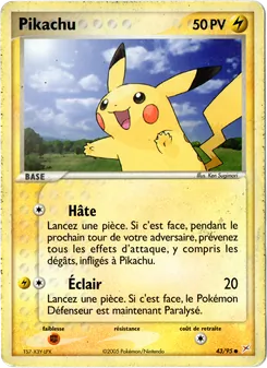 Pikachu 43/95 — Team Magma vs Team Aqua