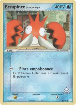 Écrapince de Team Aqua 50/95 — Team Magma vs Team Aqua