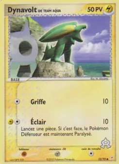 Dynavolt de Team Aqua 52/95 — Team Magma vs Team Aqua