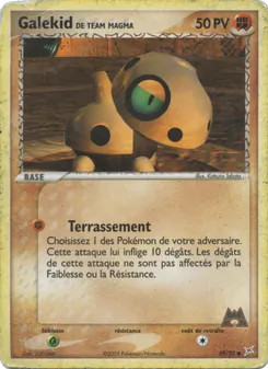 Galekid de Team Magma 59/95 — Team Magma vs Team Aqua