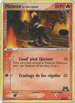 Malosse de Team Magma 63/95 — Team Magma vs Team Aqua