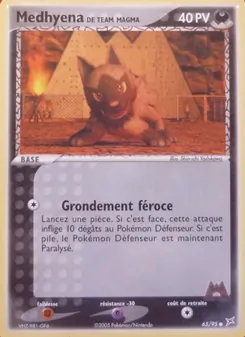Medhyena de Team Magma 65/95 — Team Magma vs Team Aqua