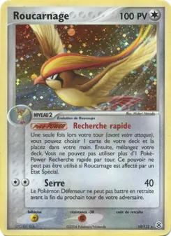 Roucarnage 10/112 — Deoxys / Emerald / Expedition Base Set / FireRed & LeafGreen / Hidden Legends / Sandstorm / Team Magma vs Team Aqua / Team Rocket Returns