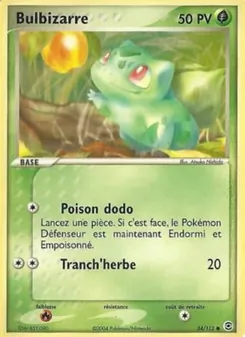 Bulbizarre 54/112 — FireRed & LeafGreen