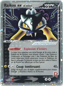 Raikou ex de Rocket 108/107 — Deoxys