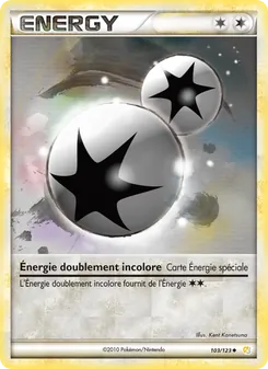 Énergie doublement incolore 103/123 — HeartGold SoulSilver / Undaunted / Unleashed