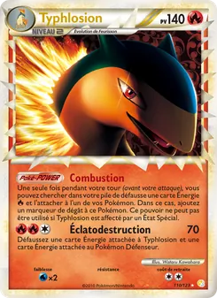 Typhlosion 110/123 — HeartGold SoulSilver / Undaunted / Unleashed