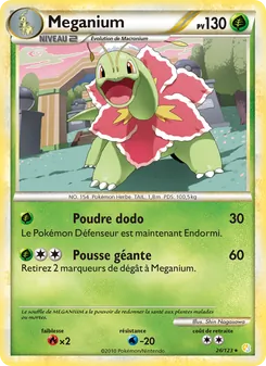 Méganium 26/123 — HeartGold SoulSilver