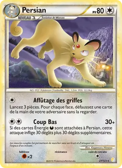 Persian 27/123 — HeartGold SoulSilver