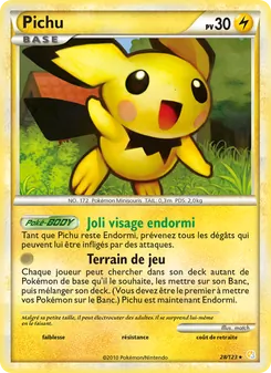 Pichu 28/123 — HeartGold SoulSilver / Undaunted / Unleashed