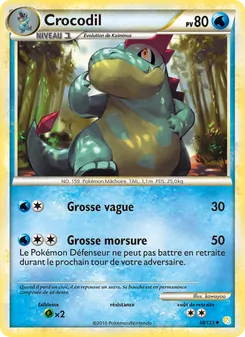 Crocodil 38/123 — HeartGold SoulSilver