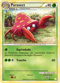 Parasect 48/123 — HeartGold SoulSilver