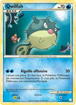 Qwilfish 50/123 — HeartGold SoulSilver