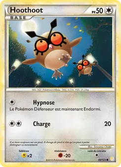 Hoothoot 66/123 — HeartGold SoulSilver