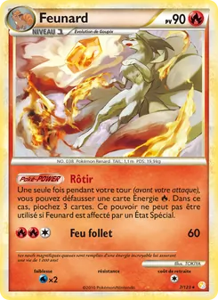 Feunard 7/123 — HeartGold SoulSilver