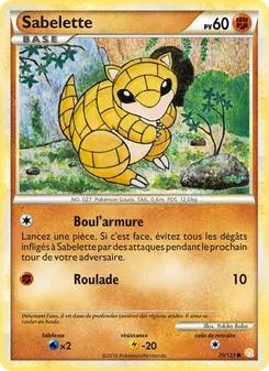 Sabelette 79/123 — HeartGold SoulSilver