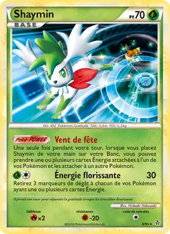 Shaymin 8/95 — HeartGold SoulSilver / Undaunted / Unleashed
