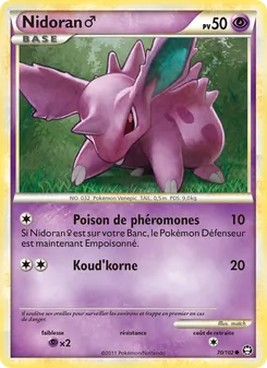 Nidoran♂ 70/102 — Triumphant