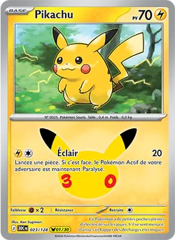 Pikachu 023/128 — 30th Celebration / 30th Classic Collection
