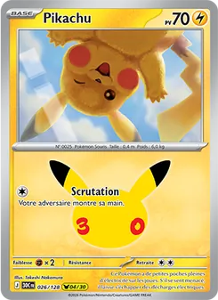 Pikachu 026/128 — 30th Celebration / 30th Classic Collection