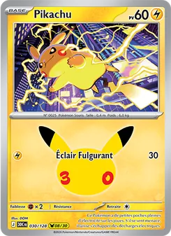 Pikachu 030/128 — 30th Celebration / 30th Classic Collection
