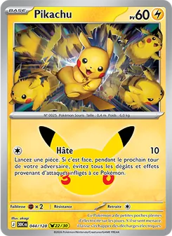 Pikachu 044/128 — 30th Celebration / 30th Classic Collection