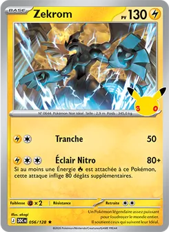 Zekrom 056/128 — 30th Celebration / 30th Classic Collection