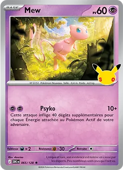 Mew 065/128 — 30th Celebration / 30th Classic Collection