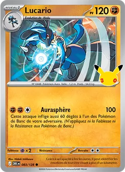 Lucario 083/128 — 30th Celebration / 30th Classic Collection