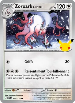 Zoroark de Hisui 123/128 — 30th Celebration / 30th Classic Collection