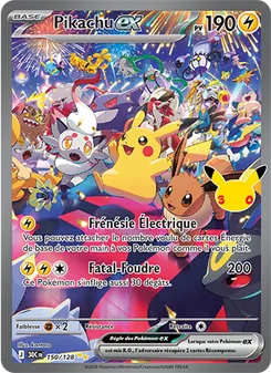 Pikachu-ex 150/128 — 30th Celebration / 30th Classic Collection