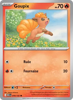 Goupix 019/132 — Mega Evolution
