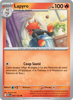 Lapyro 027/132 — Mega Evolution