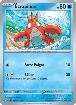 Écrapince 033/132 — Mega Evolution
