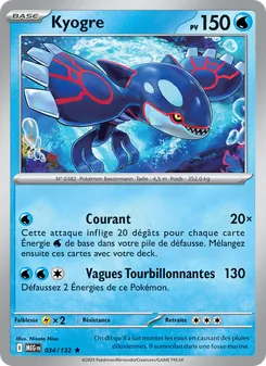 Kyogre 034/132 — Mega Evolution
