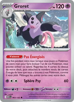 Groret 063/132 — Mega Evolution