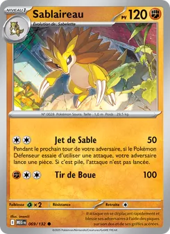 Sablaireau 069/132 — Mega Evolution