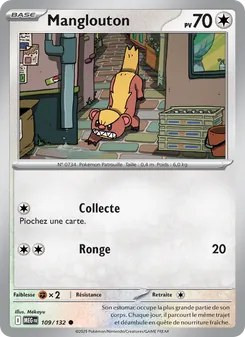 Manglouton 109/132 — Mega Evolution